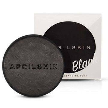 [ APRIL SKIN ] Black Natural Cleansing Soap (Best Natural Face Wash For Glowing Skin)