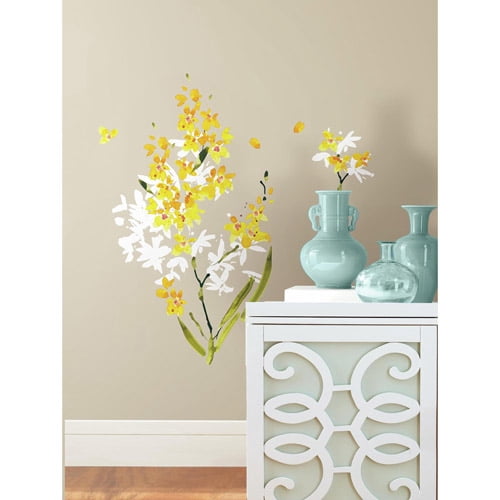 Yellow Flower Arrangement Peel and Stick Wall Decals