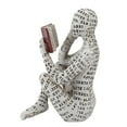 thumbnail image 4 of Innovative Reading Woman Ornament, Hand Painted Vivid Textures Reading Woman Figurine Exquisite Workmanship  For Living Room A, 4 of 8