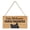Black Bombay Kitten Cat Welcome People Tolerated Wooden Look, variant on WIRESTER 12 inches x 6 inches Rectangle Aluminum Hanging Sign Plaque with Rope For Decorative Room Door Wall Home House Office - Cat Napping Do Not Disturb