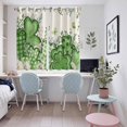thumbnail image 4 of St. Patrick's Kitchen Curtains Window Panels, Luck Shamrock Eucalyptus Leaves Flowers Beige Insulated Window Treatment Curtain, Grommet Curtains for Bedroom/Living Room/Bathroom, 2 Piece 52"Wx72"L, 4 of 8