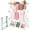 white, variant on Fenbeli Portable Clothes Drying Rack, Folding Drying Rack for Indoor Outdoor Laundry, Space Saving Design, White