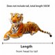 thumbnail image 3 of Tigre Animales de Peluche Juguete de Peluche Peluche Animal de Peluche Muñeco de Peluche Tigre Peluche Amarillo, 3 of 8