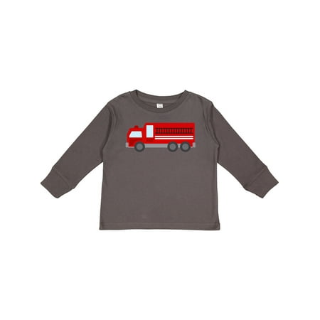 

Inktastic Fire Truck (Red) Gift Toddler Boy or Toddler Girl Long Sleeve T-Shirt