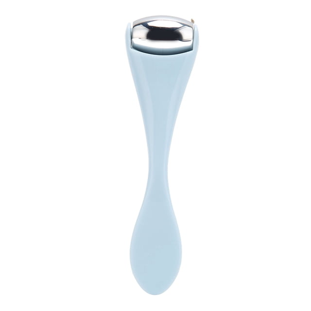 Rodillo de hielo para ojos, Mini rodillo de hielo Facial portátil de acero inoxidable, reducción de arrugas, cuidado de la piel para masaje facial y ocular