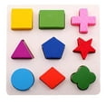 thumbnail image 4 of MeetYTOYS Wooden Shape Puzzles, Geometric Shape Puzzles Montessori Learning Toys Birthday Gift for Elderly(Colorful), 4 of 4