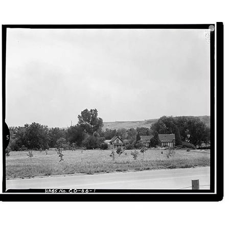 Historic Print, Peterson House, Morrison Road, Bear Creek Lake Park, Lakewood, Jefferson County, CO, 16" x 20"