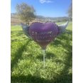 thumbnail image 4 of Globo Happy Heavenly Birthday en forma de corazón rosa con alas de ángel, 4 of 5