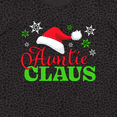 thumbnail image 4 of Inktastic Auntie Claus with Christmas Santa Hat and Snowflakes Women's Plus Size T-Shirt, 4 of 5