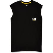 Caterpillar Men's Trademark Sleeveless Pocket T-Shirt X-Large Black