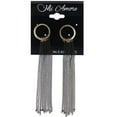thumbnail image 2 of Mi Amore Antiqued Drop-Dangle-Earrings Gold-Tone/Black, 2 of 2