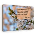 thumbnail image 2 of Scripture Walls Proverbs 30:5 He Is A Shield Bible Verse Canvas Christian Wall Art Ready to Hang Unframed, 2 of 20