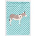 thumbnail image 1 of Carolines Treasures BB8020CHF Australien Teamster Âne Bleu Check Drapeau Toile Maison, 1 of 4