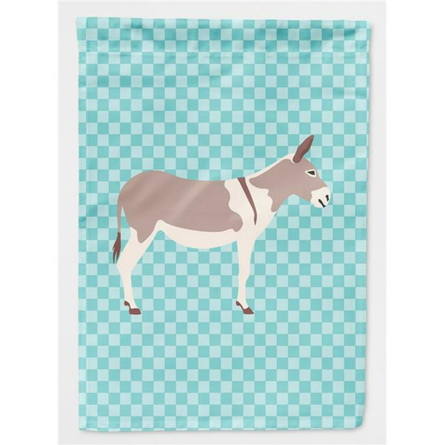 Carolines Treasures BB8020CHF Australien Teamster Âne Bleu Check Drapeau Toile Maison