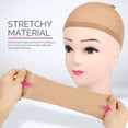 thumbnail image 2 of 2 Pieces Wig Caps For Wigs 2PCS/Set Wig Cap Invisible Hair Net Elastic Wig Cap HD Even Size Wig Cap Bulk, 2 of 5