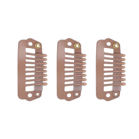 Clips a presión BuyWeekMX para extensiones de cabello 50 piezas 8 puntas