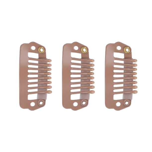 Clips a presión BuyWeekMX para extensiones de cabello 50 piezas 8 puntas