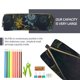 thumbnail image 5 of Disketp Sunflowers Estuche de Lápices de Cuero con Cierre, Estuche Compacto para Papelería, Bolígrafos y Accesorios Pequeños, 5 of 7