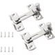 thumbnail image 1 of 2 pestillos de acero inoxidable para puerta, pestillo de puerta, pestillo de puerta de seguridad para dormitorio, patio, oficina, puerta y ventana, cierre de concha, hebilla con tornillos ER, 1 of 5