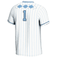 thumbnail image 3 of Youth GameDay Greats  White #1 North Carolina Tar Heels Lightweight Softball Jersey, 3 of 4