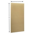 thumbnail image 2 of Triton Products (4) 24 In. W x 48 In. H x 1/4 In. D Natural Heavy-Duty HDF Round Hole Pegboards, 2 of 5