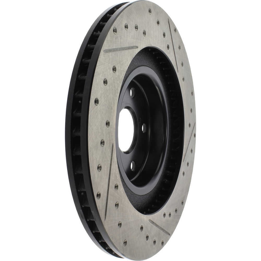 StopTech 13-18 Lexus GS350 Slotted & Drilled Front Right Rotor Fits select: 2015 LEXUS RC, 2016-2019 LEXUS GS 350 BASE/350 F-SPORT
