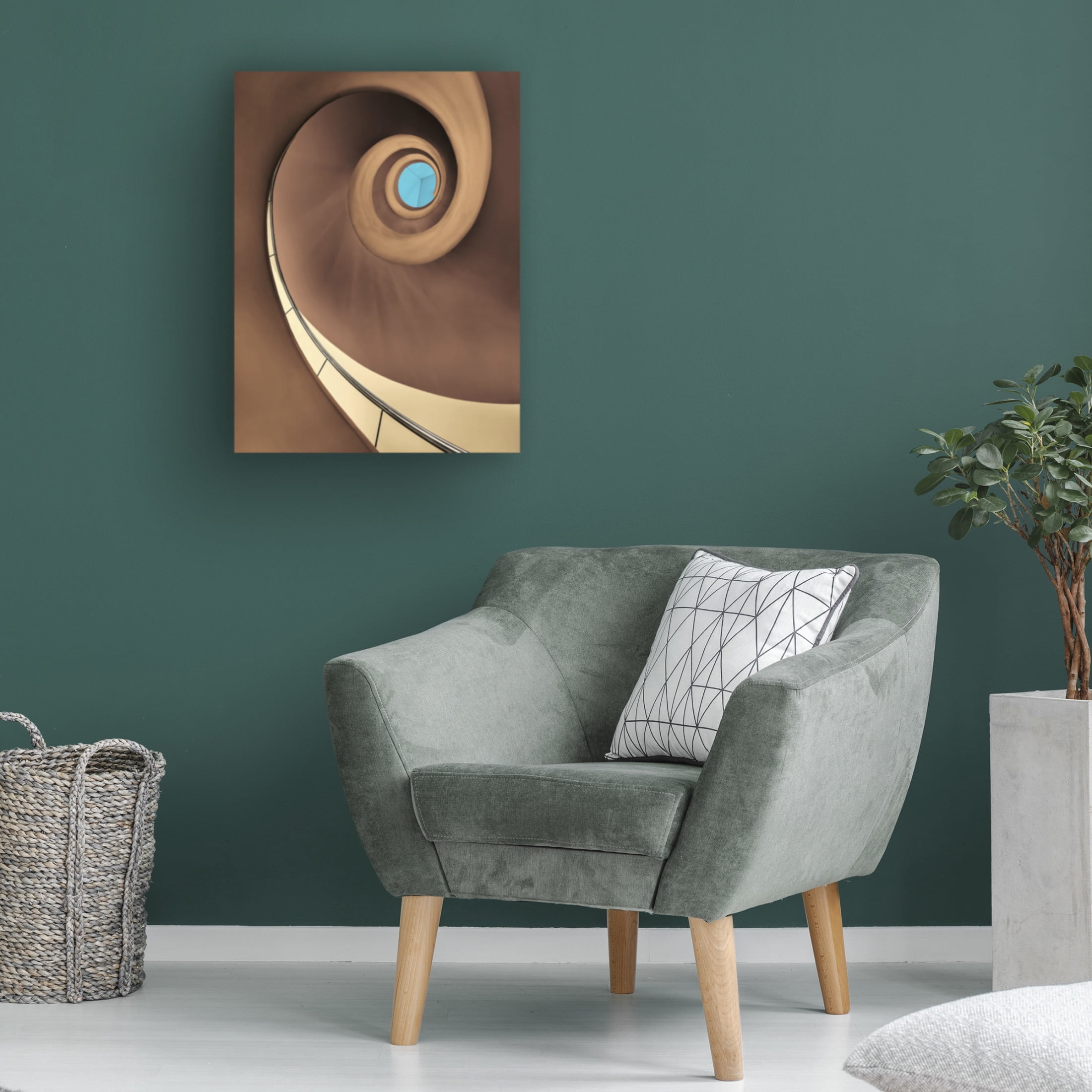 Canvas Wall Art - Tomasz Buczkowski 'Concrete Shapes' Wall Art for Living Room, Bedroom, or Office Décor by Trademark Fine Art - 14 x 19 Inches