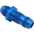 thumbnail image 4 of Straight Aluminum Bulkhead Flare Fitting and Jam Nut, Blue, -8AN, 4 of 8