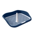 thumbnail image 4 of DOLITY Portable Dog Toilet Dog Potty Tray with Protection Wall Small Dog Urinal for Pee Blue, 4 of 9