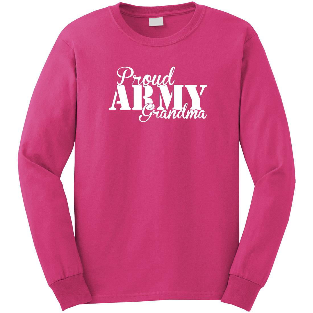 Proud Army Grandma Long Sleeve Shirt 