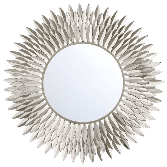 BRH-M530-SA Crystorama Lighting Broche - Mirror-30 Inch Tall and 30 Inch Wide-Antique Silver Finish