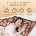 thumbnail image 4 of Picia Beautiful Fox Body Pillow Cover - Super Soft Microfiber 20x54 Body Pillow Case - Envelope Closure, Wrinkle, Stain Resistant Body Pillow Cover,Elegant Bedding, 4 of 8