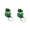 2Pcs Frog Croaking Fidget Toy#10, variant on Frog Croaking Fidget Toy Keychains, Rechargeable Keyboard Clicker with LED Lights Stress Relief Sensory Toy for Adults Anxiety Relief, Portable Noise Keychain Toy