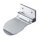 thumbnail image 3 of Pedal de ducha de aluminio Reposapiés de baño Soporte de pedestal de baño montado en la pared, plateado Jumpingount HA003605-01B, 3 of 6