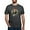 Dark Heather, variant on CafePress - Mona Lisa Dog T Shirt - Mens Tri-blend T-Shirt