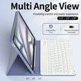 thumbnail image 3 of GKABXY for iPad Air 11 inch Case with Keyboard (M3/M2) 2025/2024, iPad Air 10.9 Inch 5/4th Generation Case with Keyboard, Detachable Keyboard, Pencil Holder, Purple, 3 of 7