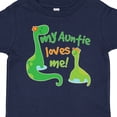 thumbnail image 4 of Inktastic My Auntie Loves Me Dinosaur Boys Toddler T-Shirt, 4 of 5