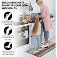 thumbnail image 6 of Kitchen Runner Rug Anti Fatigue Kitchen Mat Cushioned Farmhouse Kitchen Rugs Non Skid Waterproof Kitchen Rugs and Mats Rustic Wood Texture Kitchen Mats for Floor Laundry Standing Desk Sink\u2026, 6 of 6