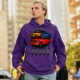 thumbnail image 4 of American Steel Tough Truck Unisex Hoodie Offroad Pickup 4x4 USA Power, 4 of 7