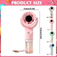 thumbnail image 3 of Misting Fan Portable Handheld Fan with Mist Spray,Adjustable Angle Cooling Fan,3 Speeds 30ml Water Tank,USB Rechargeable Personal Fan for Travel, Outdoors Hiking,Camping,Home Use(A), 3 of 4