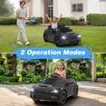 thumbnail image 4 of iYofe Dodge Electric Ride on Cars for Kids, 12V Licensed Dodge Charger Srt Hellcat Powered Ride on Toy with Parent Remote Control, Electric Car for Boy 3-5 w/Music Player/LED Light/Safety Belt, Black, 4 of 9