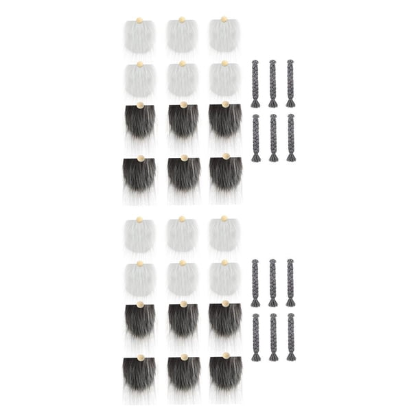 Advancent Kit para hacer barba de gnomo, proyecto divertido de bricolaje, textura de alta gama, materiales respetuosos con la piel, barbas de Type2 NO2
