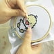 thumbnail image 4 of Juego de aros redondos de madera para bordar, 12 piezas, 8cm, círculo ajustable, punto de cruz, anillo, herramienta de costura, 4 of 7