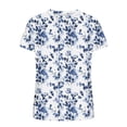 thumbnail image 5 of Youyipin Womens Tops Spring Fashion Women's T Shirts Summer Graphic Print Tees Short Sleeve Crew Neck Casual Tee Tops Spring Tops For Women, 5 of 5