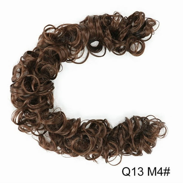 XmhyTop-A Moño grande de 80 cm, moño y donut, fibra de alta temperatura para recogidos naturales, ideal para cabello grueso o fino y peinados de boda, H14