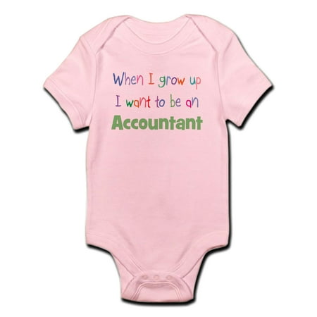 

CafePress - When I Grow Up Accountant Infant Bodysuit - Baby Light Bodysuit