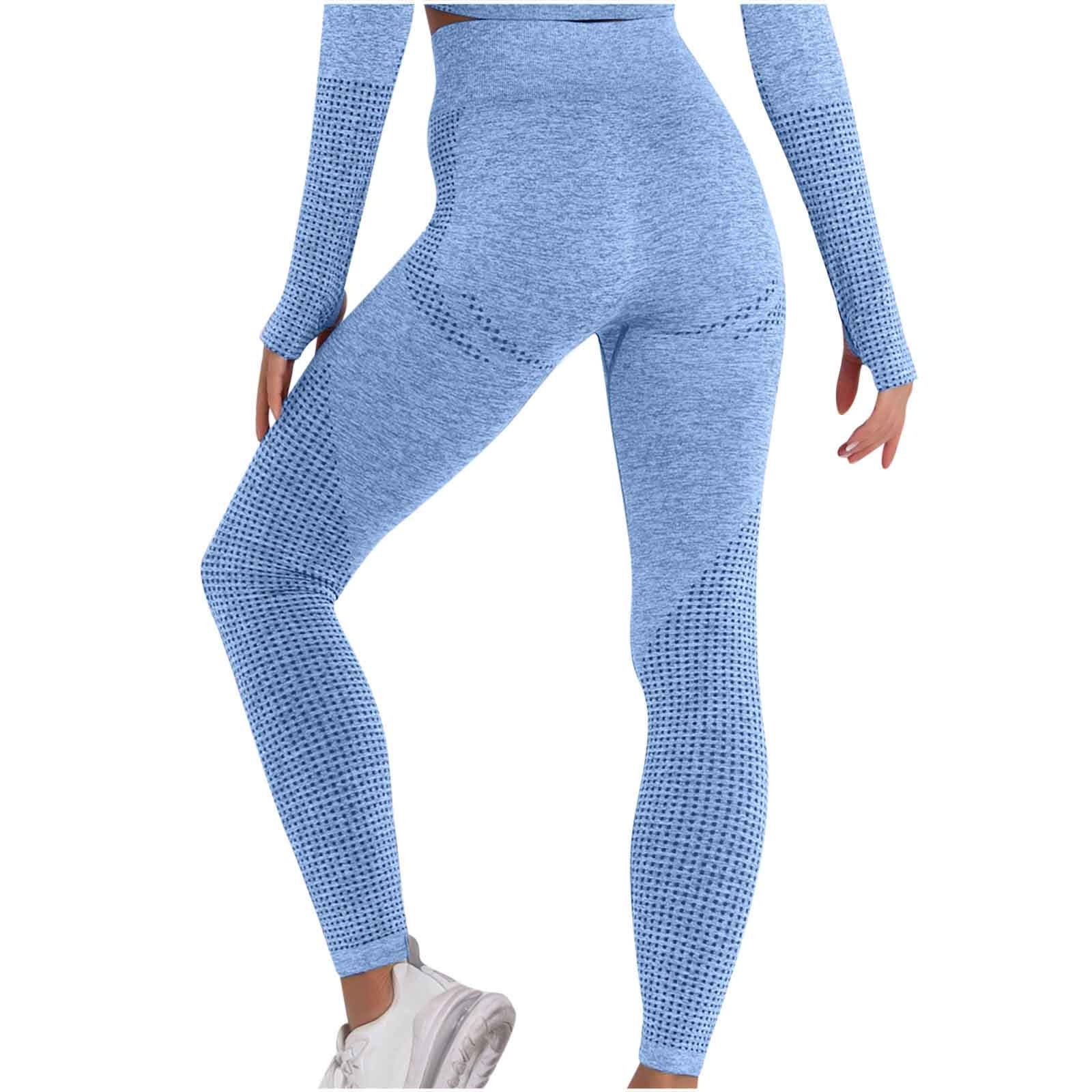 Yoga Pants for Women Ribbed Crop Tank 