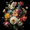 Exquisite Floral, variant on Abstract Texture Bold Color Block Canvas Print, Decor for Living Room, Bedroom, Dining Room, Office, Hotel Lobby, Entryway