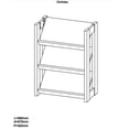 thumbnail image 2 of Mueble Zapatera Color Nogal/Blanco Modelo AZ1035.0001 A22 Progresista, 2 of 2