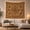 Nested Diamond, variant on Nested Diamond Geometric Print on Beige Background, Cozy Boho for Home Enthusiasts, Ethnic Wall Decor, Housewarming Gift, Tapestry Wall Hanging for Living Room and Bedroom